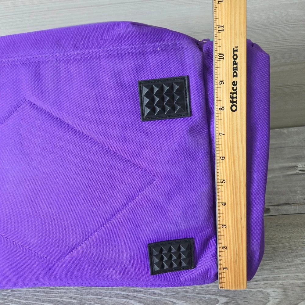 Fila Sport Duffle Bag Purple Teal Polyester Ripstop Gym Travel Carry On
